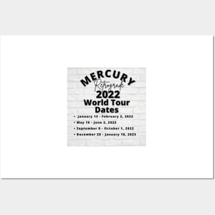 Mercury Retrograde On Tour Dates 2022 Posters and Art